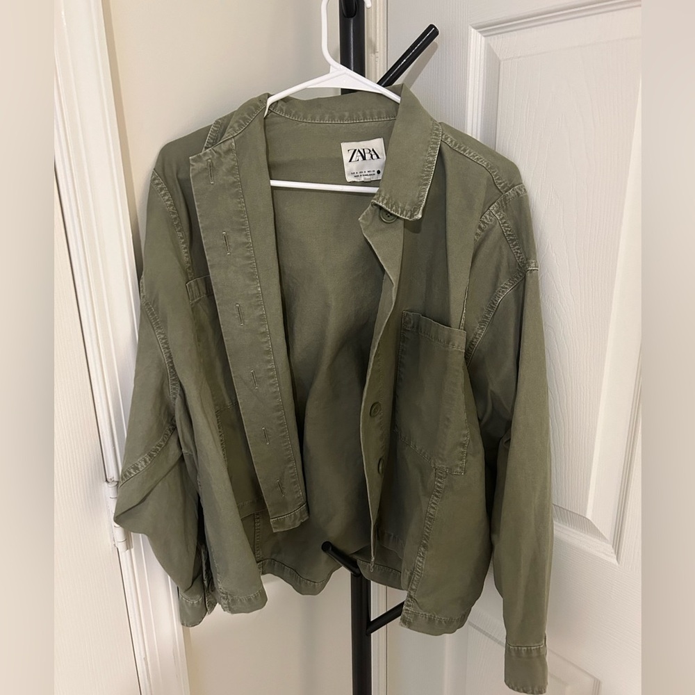 ZARA army green jacket
